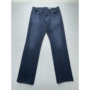 AG Adriano Goldschmied Men's Straight Jeans - Dark Blue
